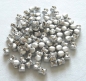 Preview: 50 Stück - Preciosa Pellet - crystal full silver