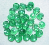 30 Stück - Piggy beads - grün hämatit